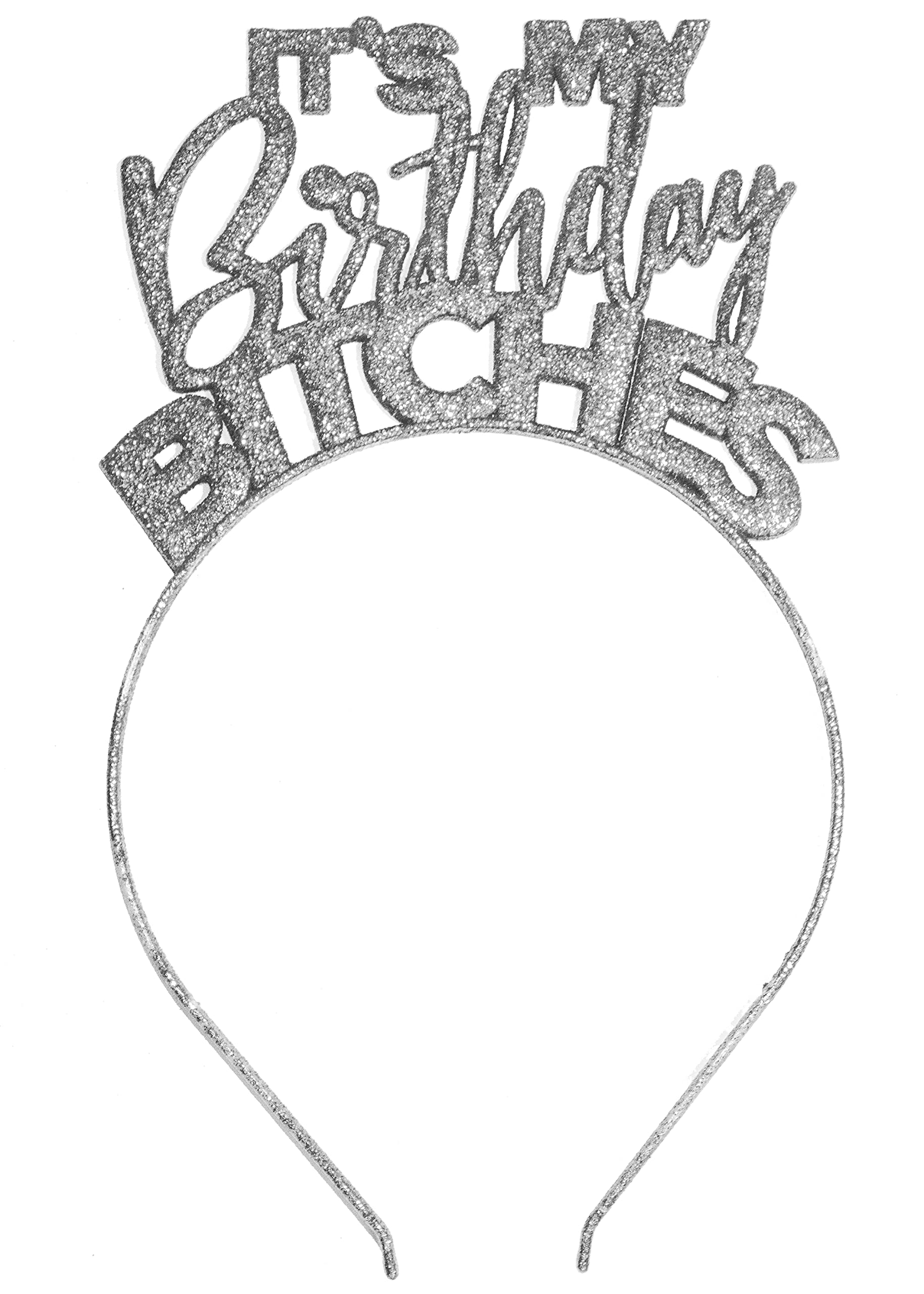 Rhinestone Birthday Sash for Women - Sparkly 'It's My Birthday Bitches' Funny Party Accessory - Perfect for Bachelorette Parties, Girls Night Out & Birthday Celebrations
