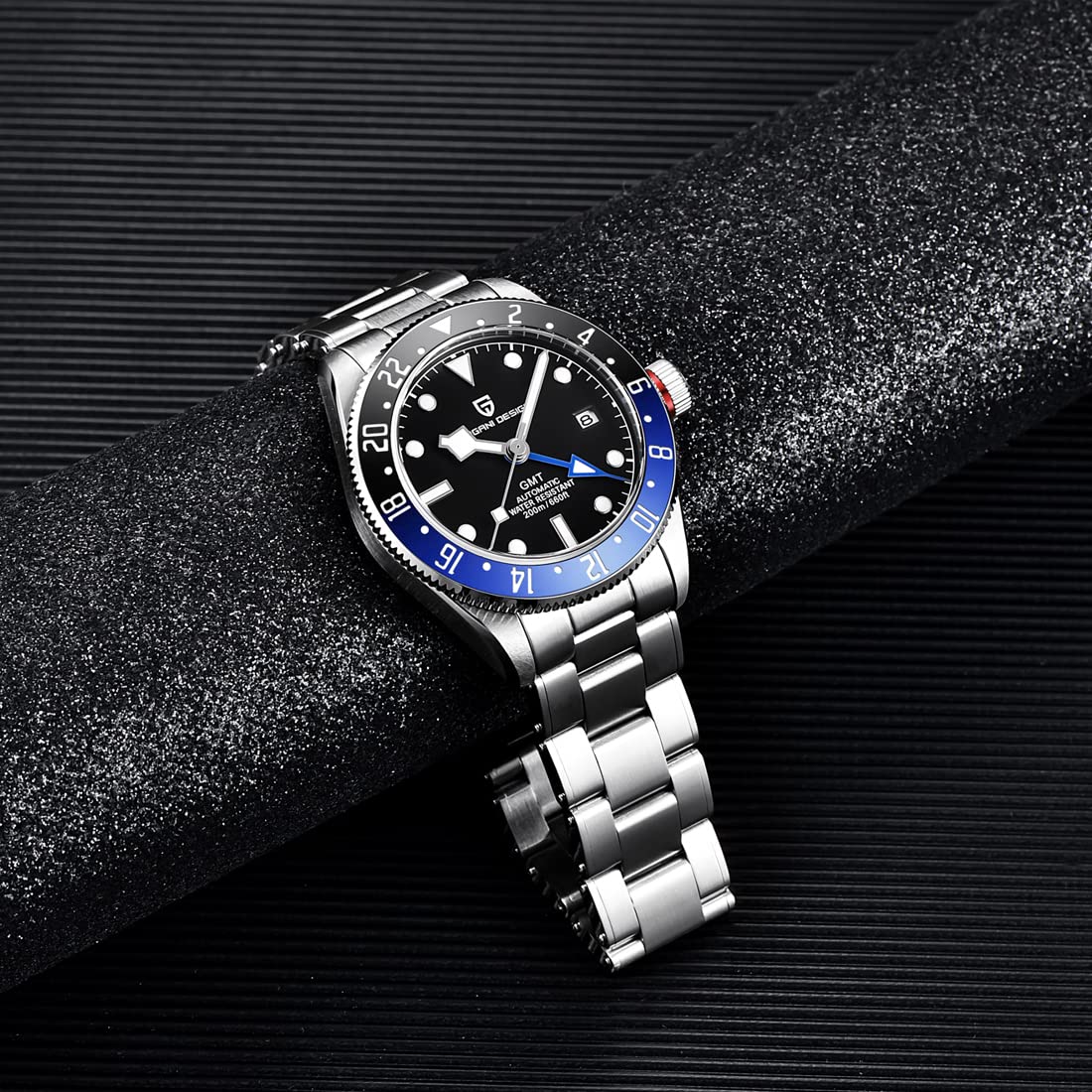 Pagani Design 2022 Men's Automatic Watch - Sapphire Crystal, NH35 Movement, 100M Waterproof, Stainless Steel Bracelet - Luxury Business & Casual Timepiece for Men | Perfect for Office, Formal Events & Everyday Wear