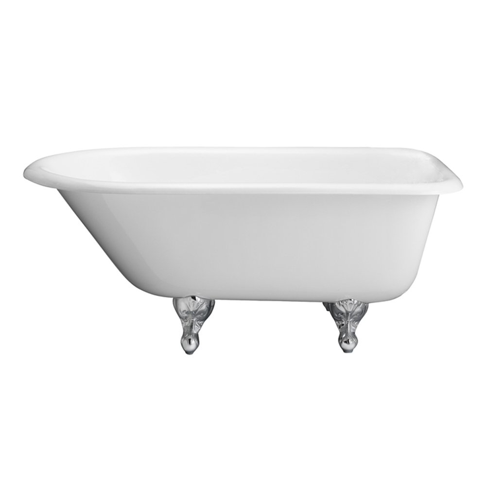 Barclay 68-Inch Cast Iron Roll Top Bathtub – Vintage Freestanding Soaking Tub for Spa, Bathroom & Luxury Home Decor