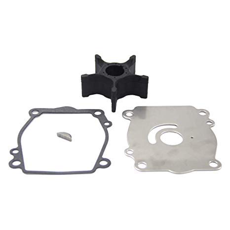Suzuki OEM Water Pump Repair Kit 17400-87D11 for DT150 DT175 DT200 DT225 Outboard Motors - Marine Engine Cooling System Maintenance & Repair