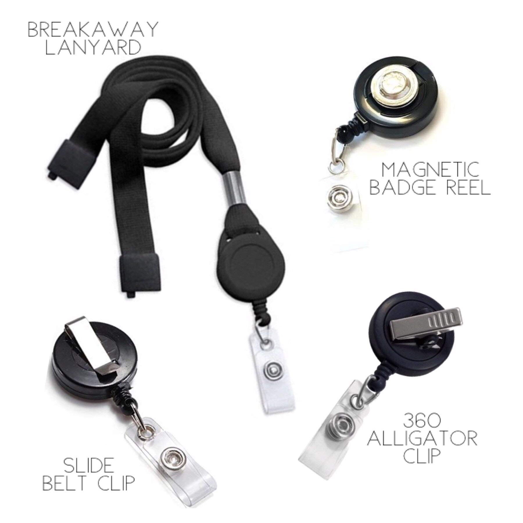 Retractable Badge Reel with Breakaway Lanyard - Magnetic ID Holder for Nurses, Teachers & Professionals - Cute & Durable Badge Holder for Work, Hospitals & Conferences