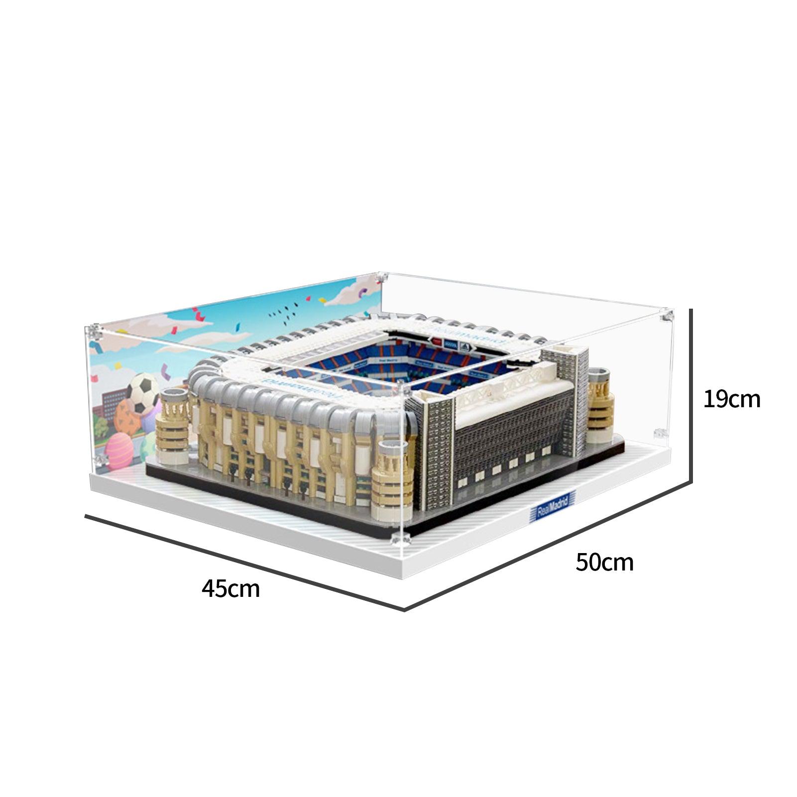LEGO Real Madrid Santiago Bernabéu Stadium 10299 Display Case - Protective Showcase for LEGO Building Sets - Perfect for Home Decor, Office Display & Collector's Showcase