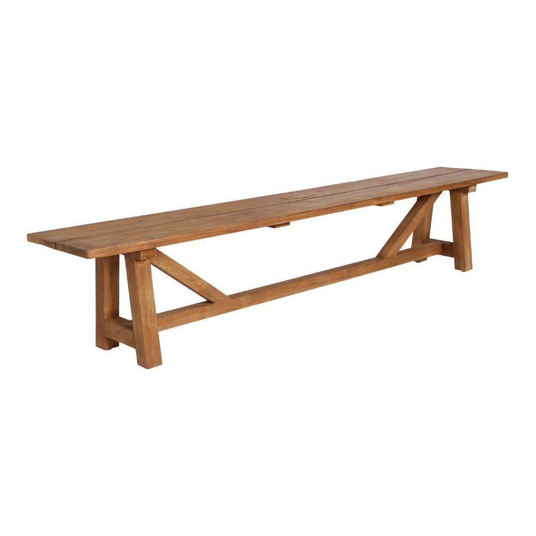 George Outdoor Bench - Durable Weather-Resistant Garden Bench for Patio, Backyard, and Porch - Perfect for Relaxing and Entertaining Outdoors