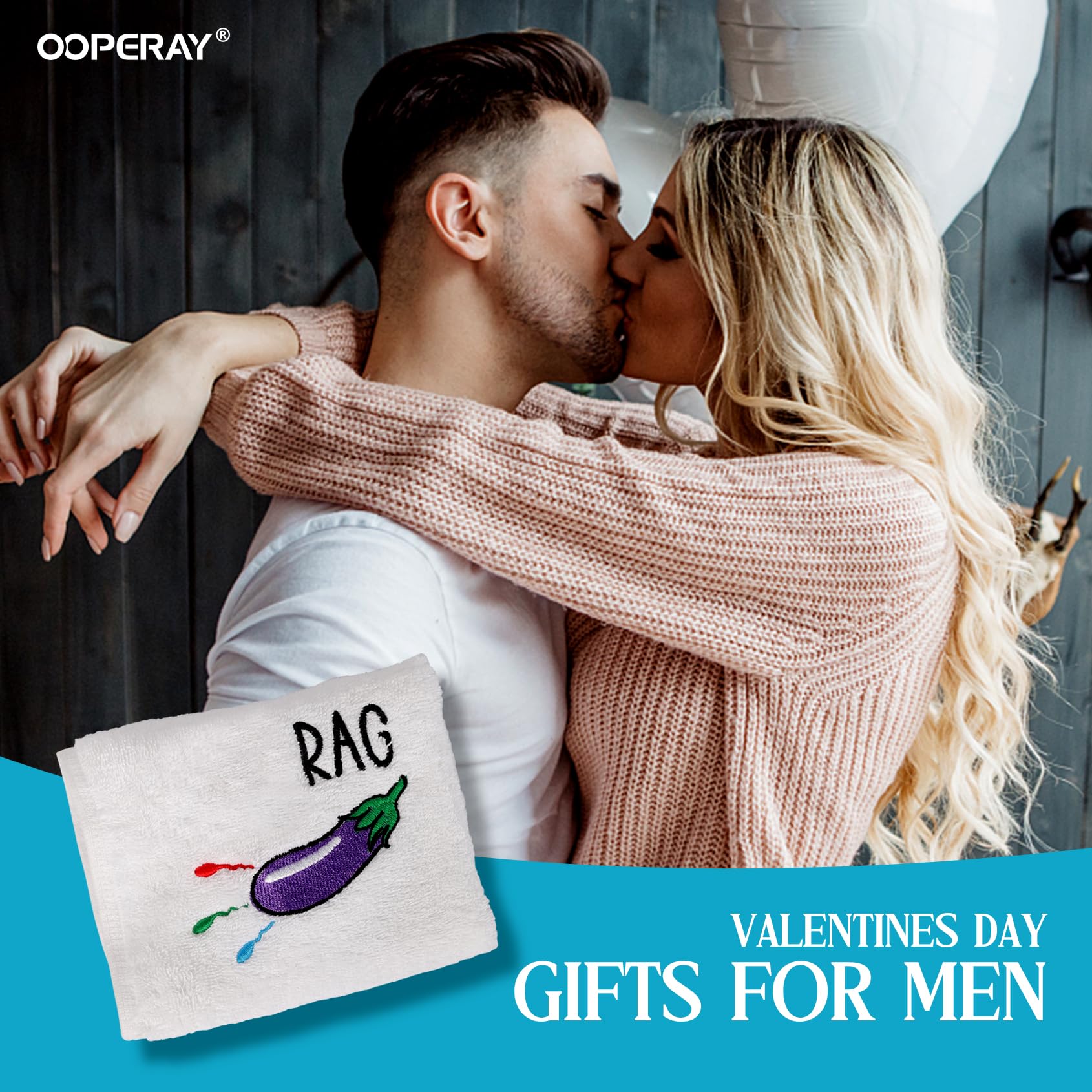 Valentine's Day Gifts for Husband - Funny & Romantic Towel Gift Set for Men - Perfect for Christmas, Father's Day, Anniversary & Birthday Presents from Wife - Great for Home, Bathroom & Spa Relaxation
