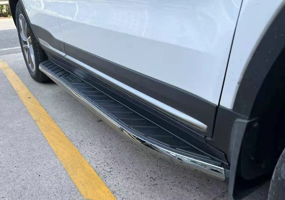 FTAPACCE 2PCS Stainless Steel Running Boards Side Steps Nerf Bars for Audi Q3 2019-2021 - Durable Side Pedals & Protector for Off-Road & Daily Driving
