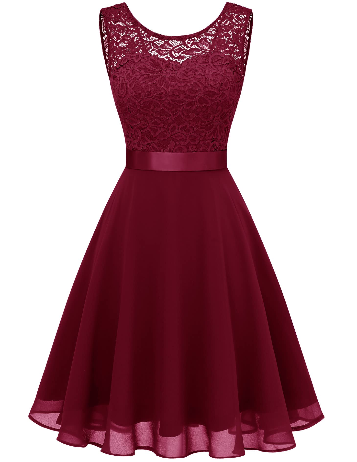 BeryLove Women's Short Prom Dress Lace Wedding Guest Cocktail Party Bridesmaid Formal Gown - Perfect for Homecoming, Evening Events & Special Occasions