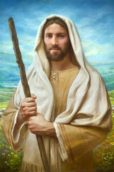 Feed My Sheep by Howard Lyon - Inspirational Christian Art Print for Home, Office & Church Decor - Perfect for Gifts & Spiritual Encouragement
