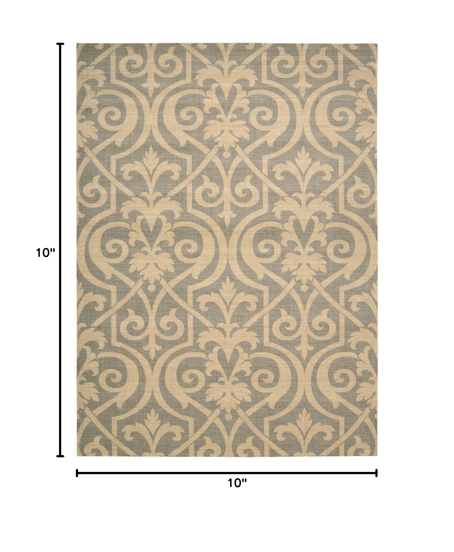 Nourison Riviera Transitional Slate 5'3