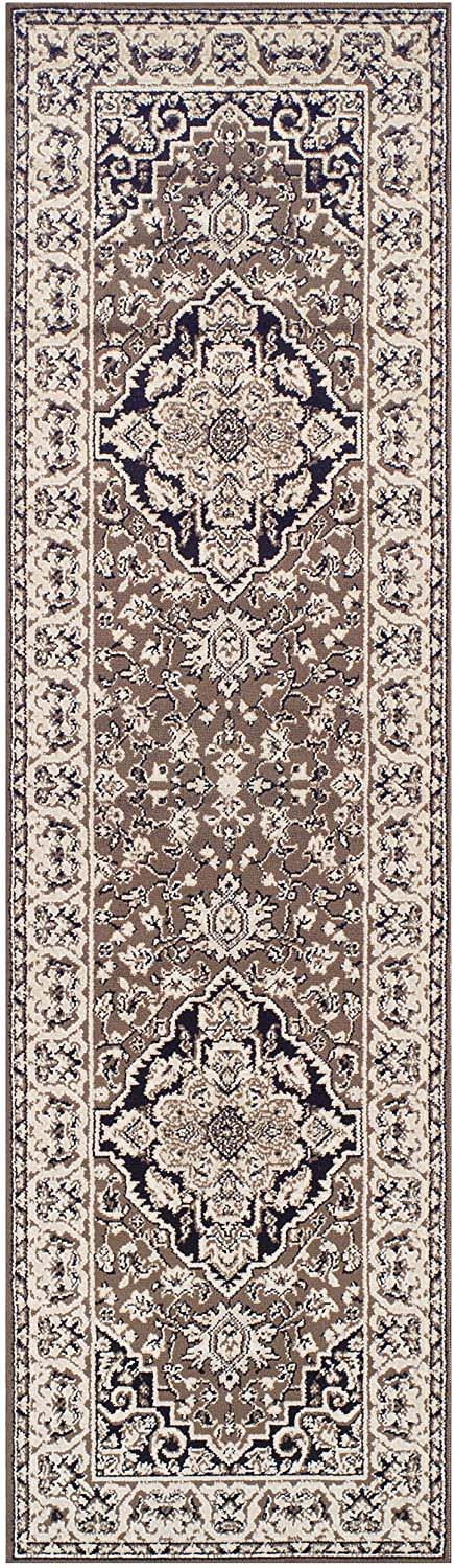 Glendale Traditional Floral Medallion Indoor Area Rug - Non-Slip Living Room Carpet, Bedroom Runner, Hallway Decor | Soft & Durable Home Floor Mat for Cozy Interior Design
