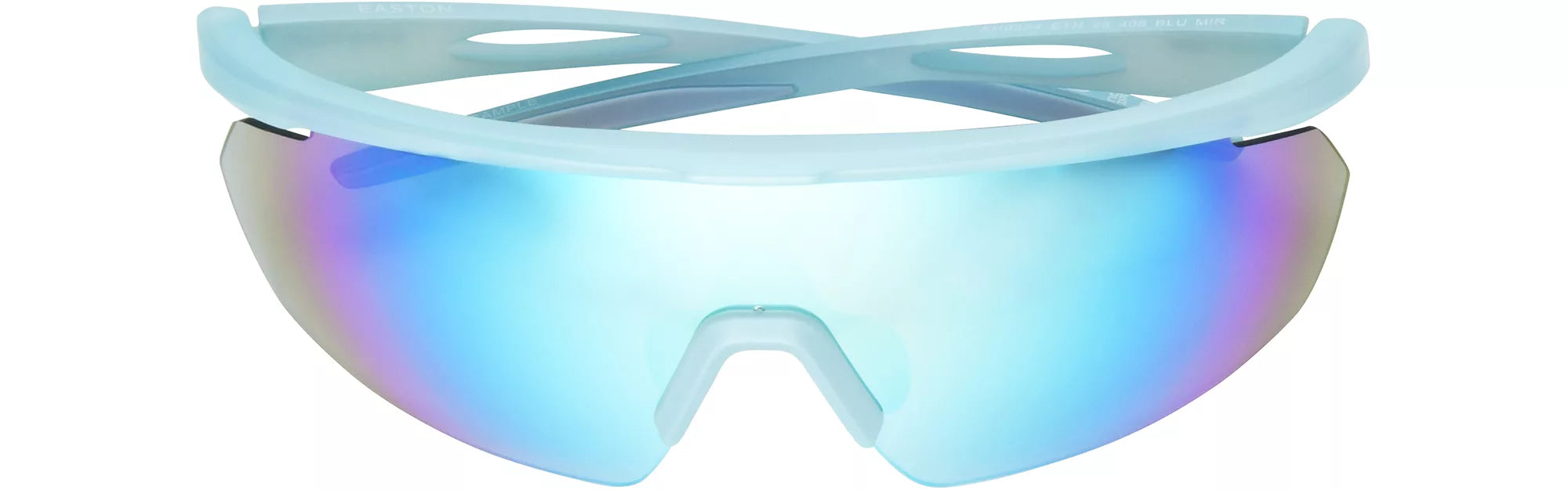 Easton 408 Half Rim Sport Shield Sunglasses for Men & Women - UV Protection, Lightweight & Durable for Running, Cycling, Fishing & Outdoor Activities