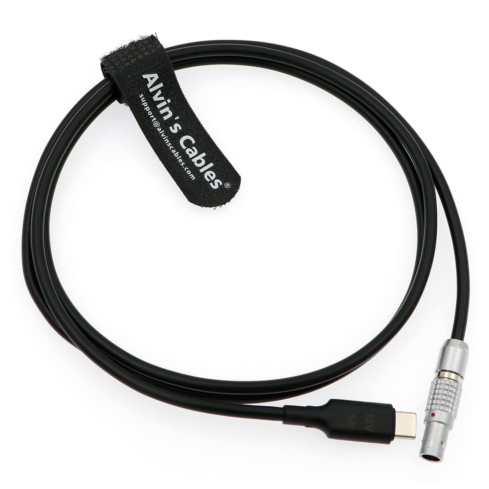 Alvin's PD USB-C to 2-Pin Power Cable - Fast Charging 60W Cable for Tilta, Teradek, SmallHD, Z-CAM (60cm/24in) - Perfect for Camera Rigs, Monitors & Video Equipment Power Supply