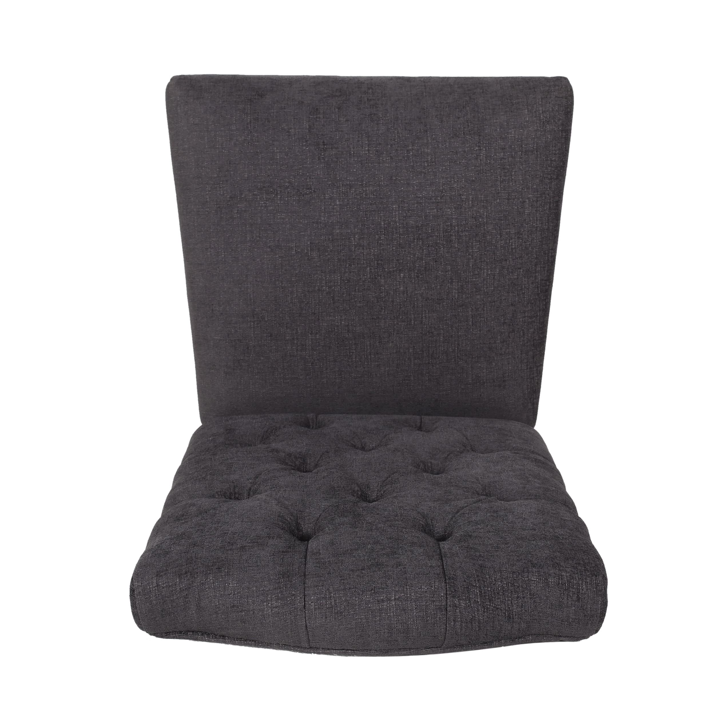 Christopher Knight Home Hyvonen Dining Chair - Modern Gray Upholstered Seat for Kitchen, Dining Room & Office - Comfortable & Stylish Furniture for Home Decor