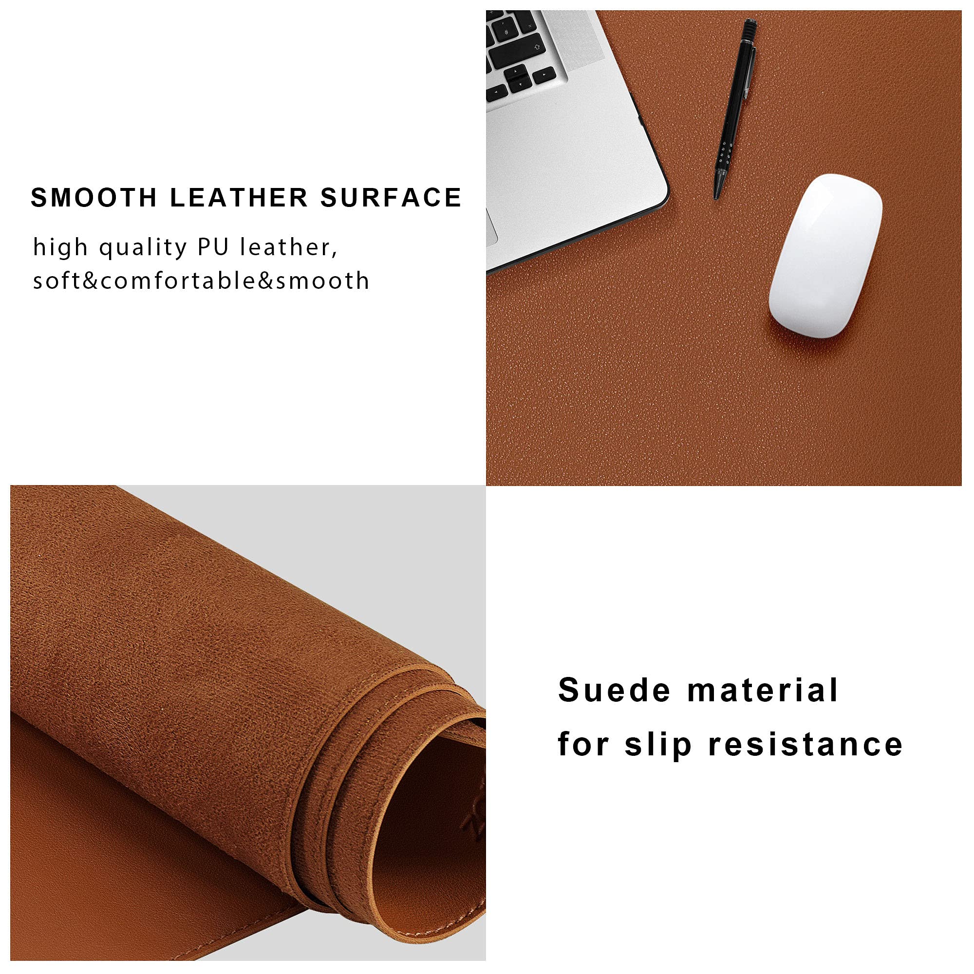 Premium PU Leather Desk Pad (55.1