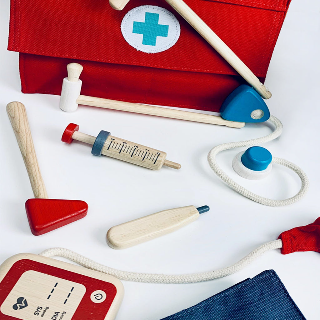 Personalized Toy Doctor Set for Kids - Pretend Play Medical Kit with Stethoscope & Accessories - Perfect for Role Play & Educational Fun
