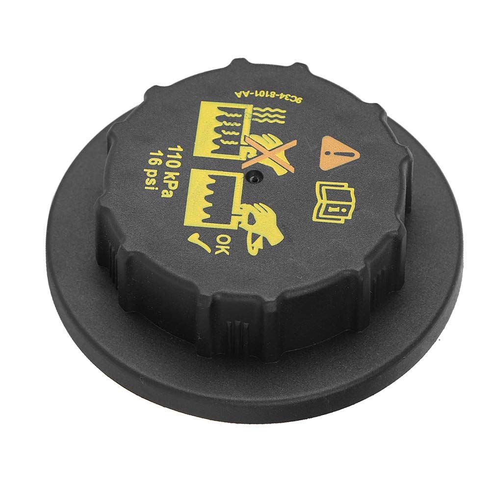 9C34-8101-AA Car Radiator & Coolant Reservoir Tank Cover - Replacement Auto Part for Ford, Lincoln - Perfect for Engine Cooling System Maintenance & Repair
