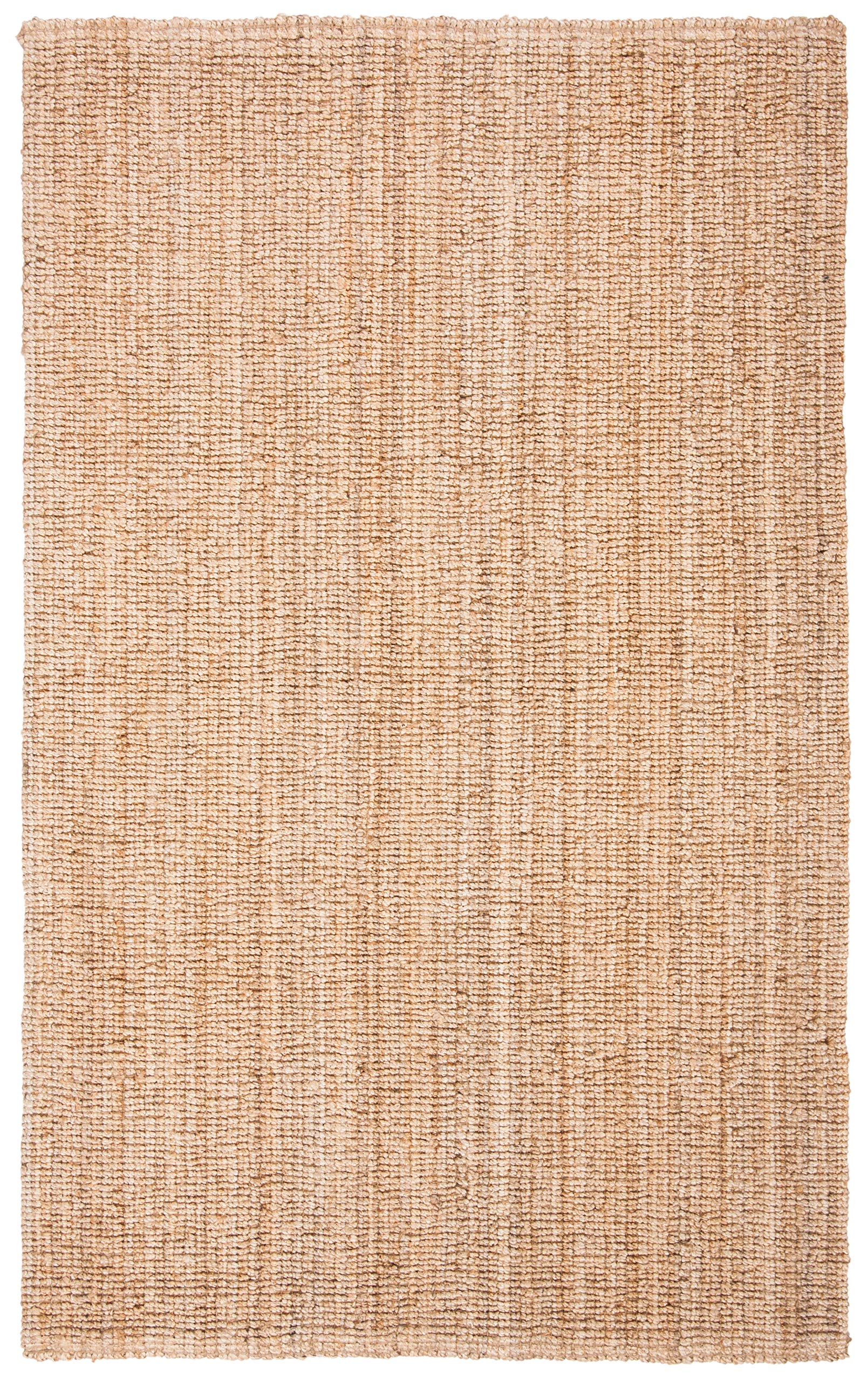SAFAVIEH Handmade Jute Area Rug 8' x 10' - Natural Beige Farmhouse Style, Non-Slip & Durable for High Traffic Areas | Perfect for Living Room, Bedroom, Dining Room & Home Office Decor