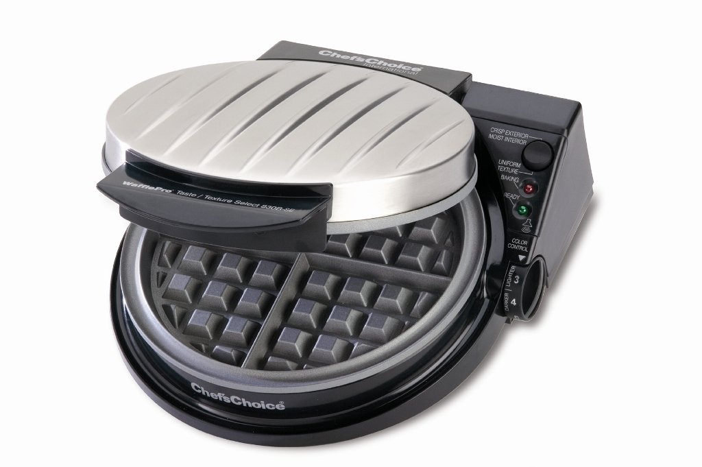 Chef'sChoice Belgian Waffle Maker - Professional Non-Stick Waffle Iron for Perfect Homemade Waffles | Ideal for Breakfast, Brunch & Family Gatherings
