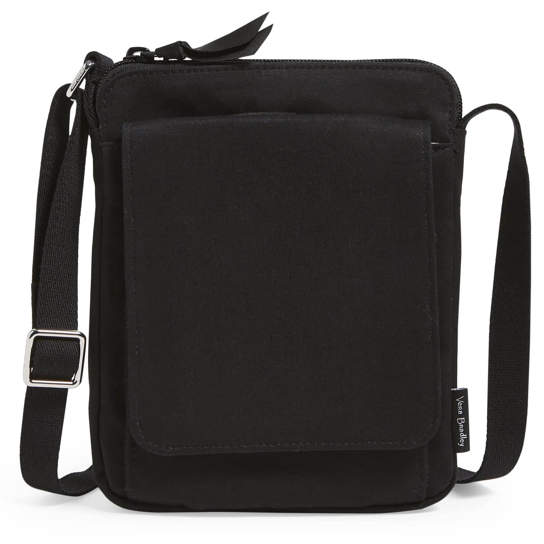 Vera Bradley RFID Blocking Cotton Mini Hipster Crossbody Purse - Stylish & Secure for Travel, Shopping & Everyday Use