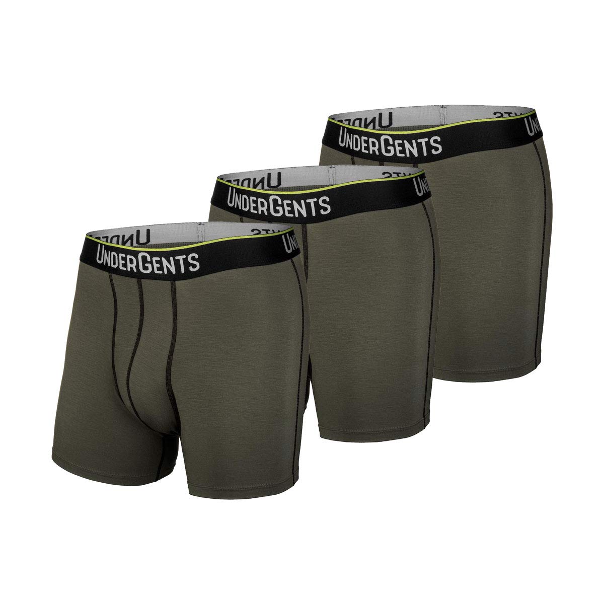 3 Pack Men's Boxer Brief Underwear - Soft, Breathable & Comfortable No Compression Underwear for Everyday Wear, Workout & Travel