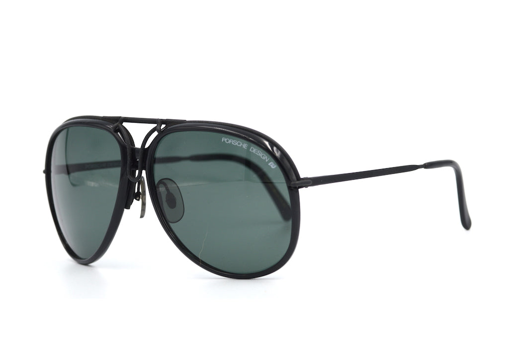 Porsche Design by Carrera 5632 SML Matte Black Interchangeable Sunglasses - Stylish UV Protection for Driving & Outdoor Activities