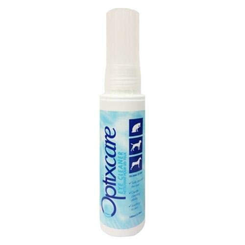 OptixCare Pet Eye Cleaner for Dogs & Cats - 100ml | Gentle Tear Stain Remover & Eye Wash Solution | Safe for Daily Use & Sensitive Eyes
