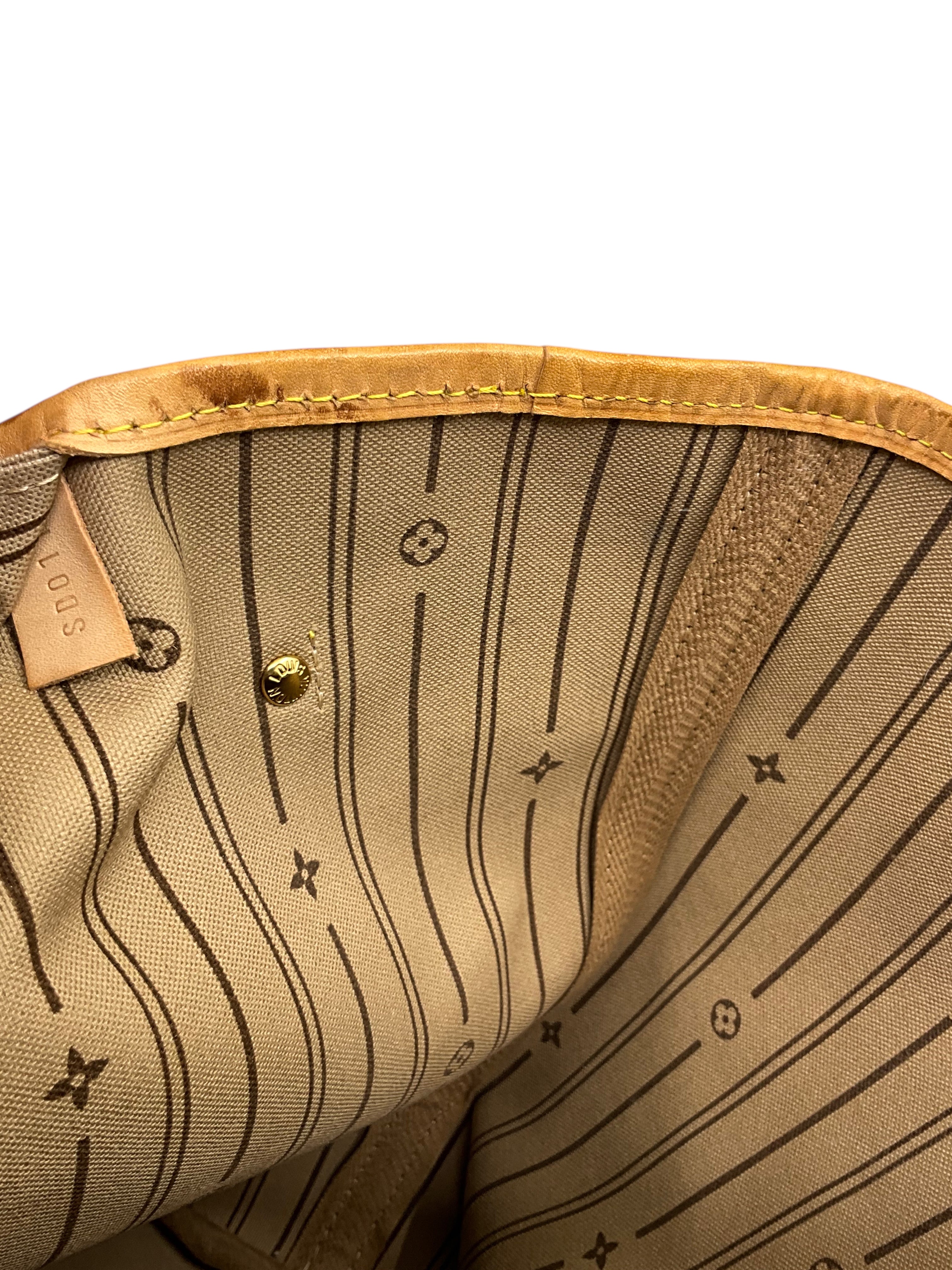 Louis Vuitton Neverfull MM Monogram Canvas Tote Bag - Luxury Designer Handbag for Women, Perfect for Work, Travel & Everyday Use
