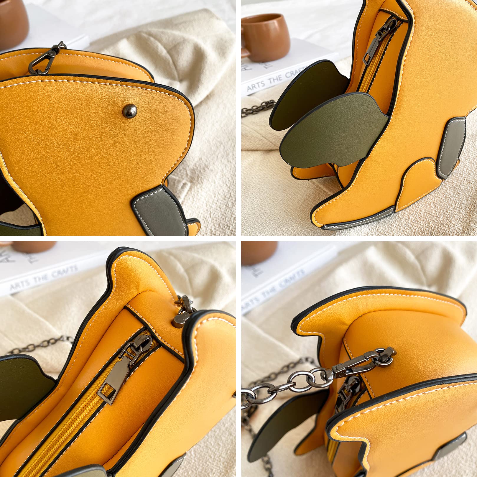 Stylish Women's PU Leather Dinosaur Shoulder Bag - Unique Animal Print Crossbody Purse for Shopping, Travel & Daily Use