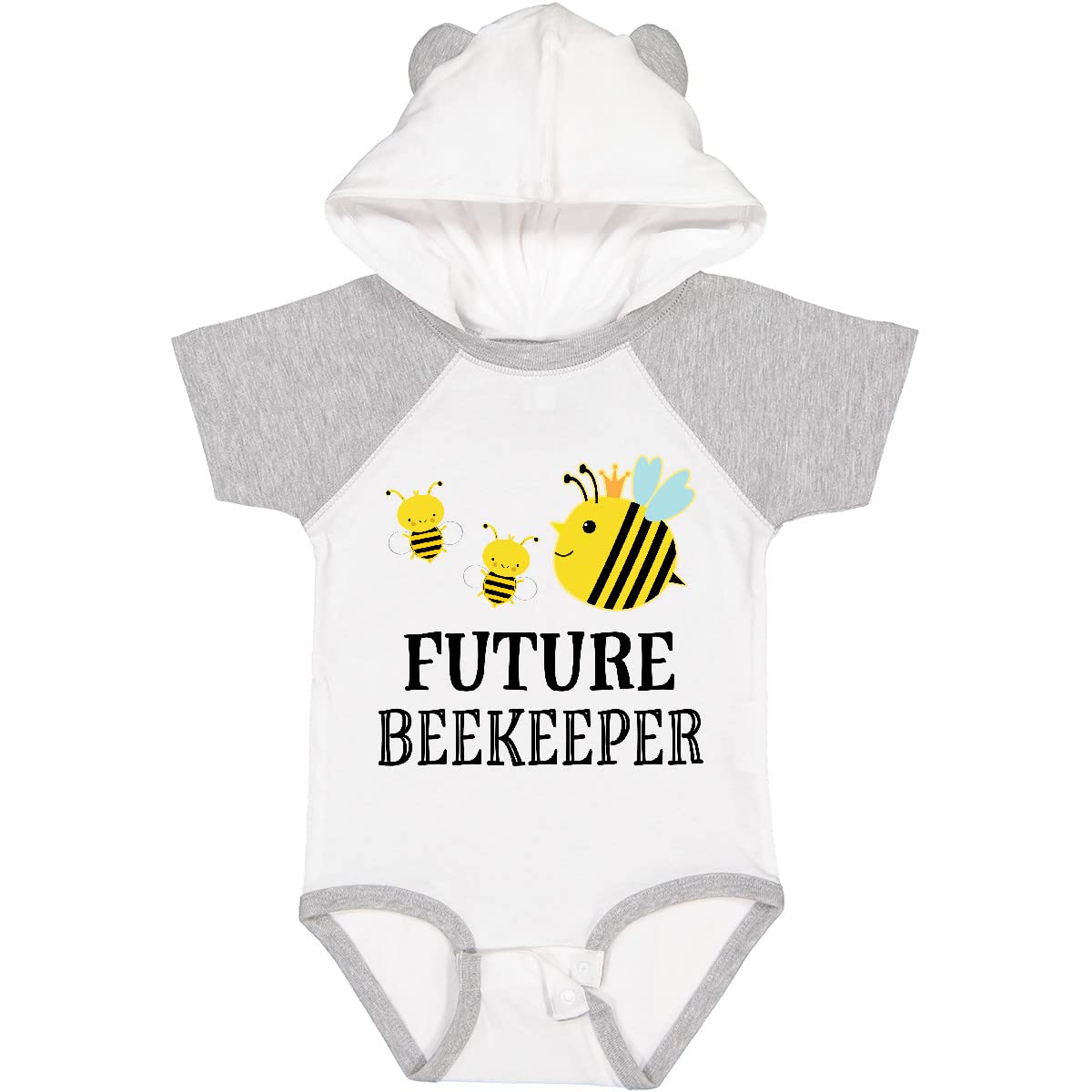Inktastic Future Beekeeper Honey Bee Baby Bodysuit - Adorable Beekeeping Themed Onesie for Infants & Toddlers - Perfect for Beekeeping Events, Nature Lovers & Cute Baby Photoshoots