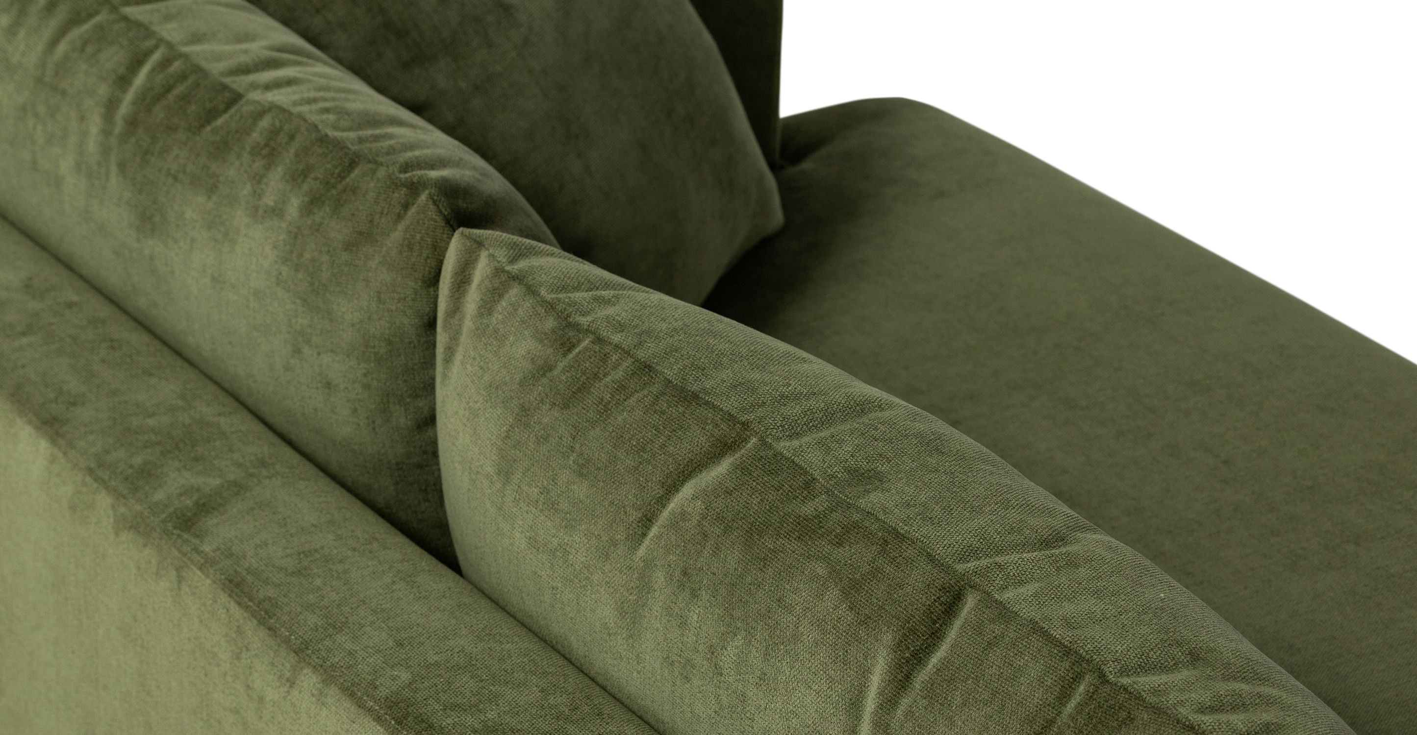 Lucerne Left Facing Sectional Sofa with Extra Wide Chaise Lounge - Modern L-Shaped Couch for Living Room, Family Room & Home Theater