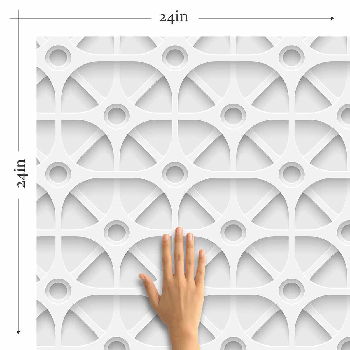 Grey Self-Adhesive Removable Wallpaper - Peel and Stick Easy Installation - Perfect for Bedroom, Living Room, Home Decor & Rental Spaces