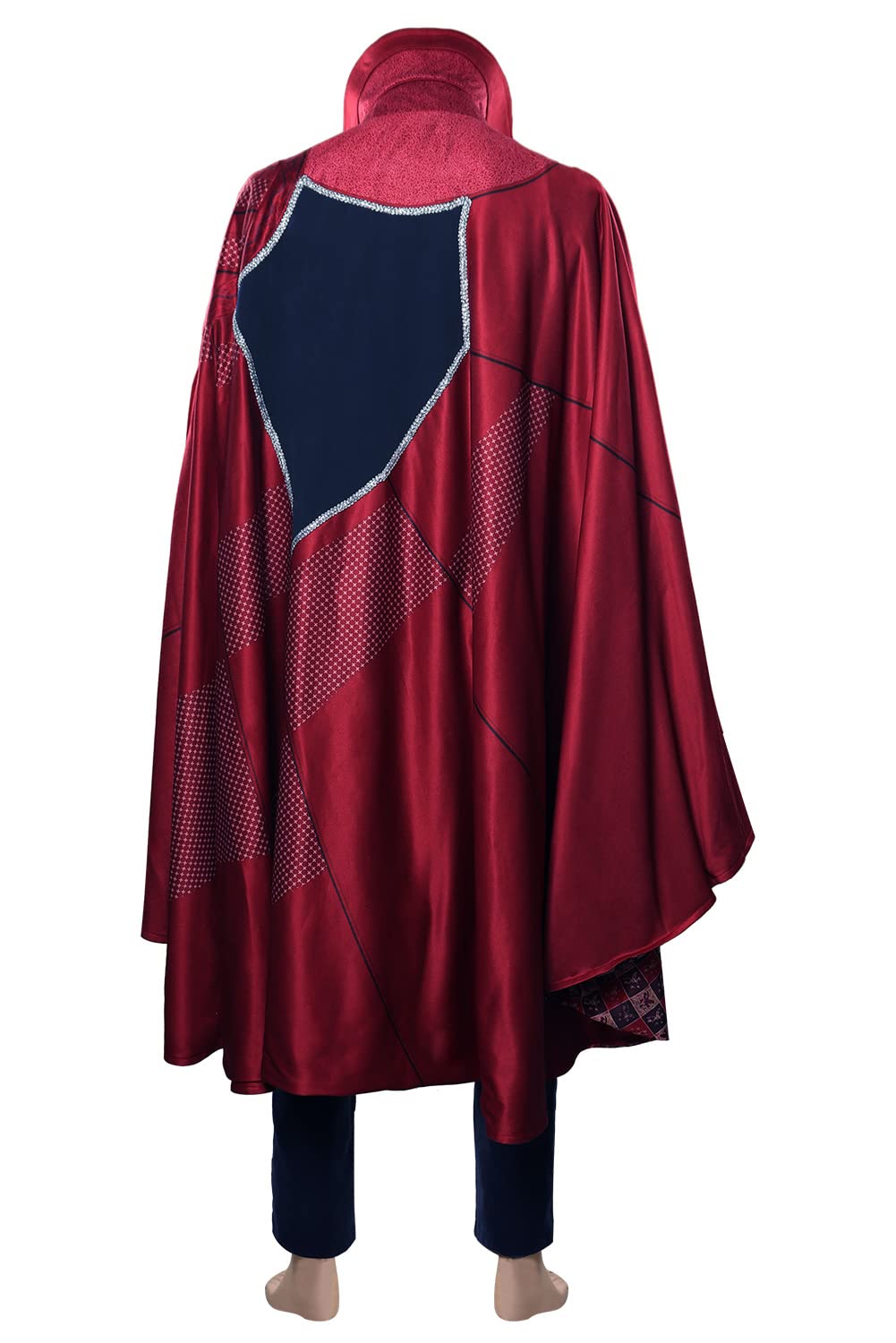 Adult Cosplay Costume Set - Shirt, Pants, Robe & Necklace with Cape Cloak for Halloween, Comic Con & Themed Parties