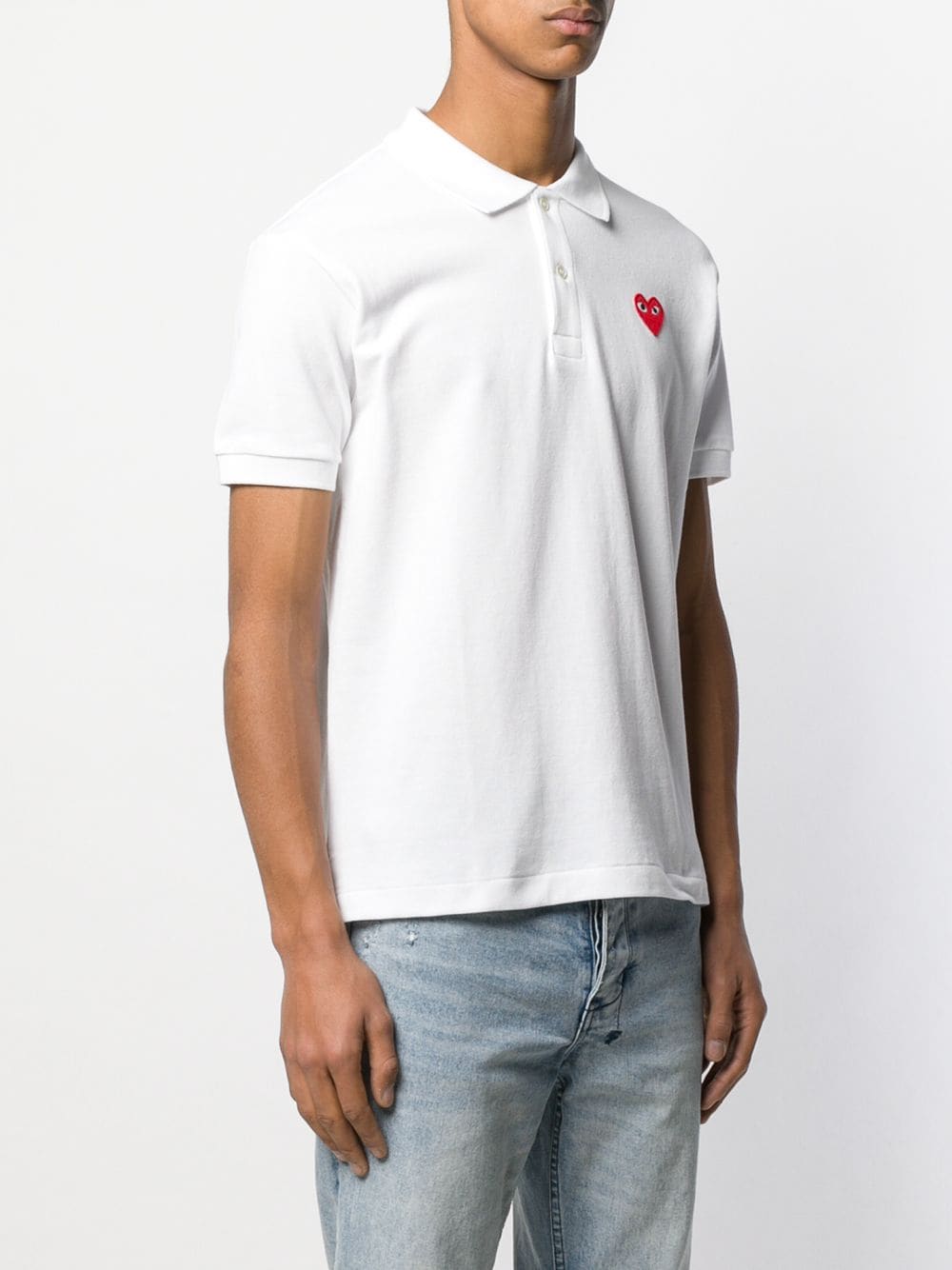 Comme des Garcons White T-Shirts & Polos for Men - Casual & Streetwear Fashion - Perfect for Everyday Wear, Outings, and Urban Style