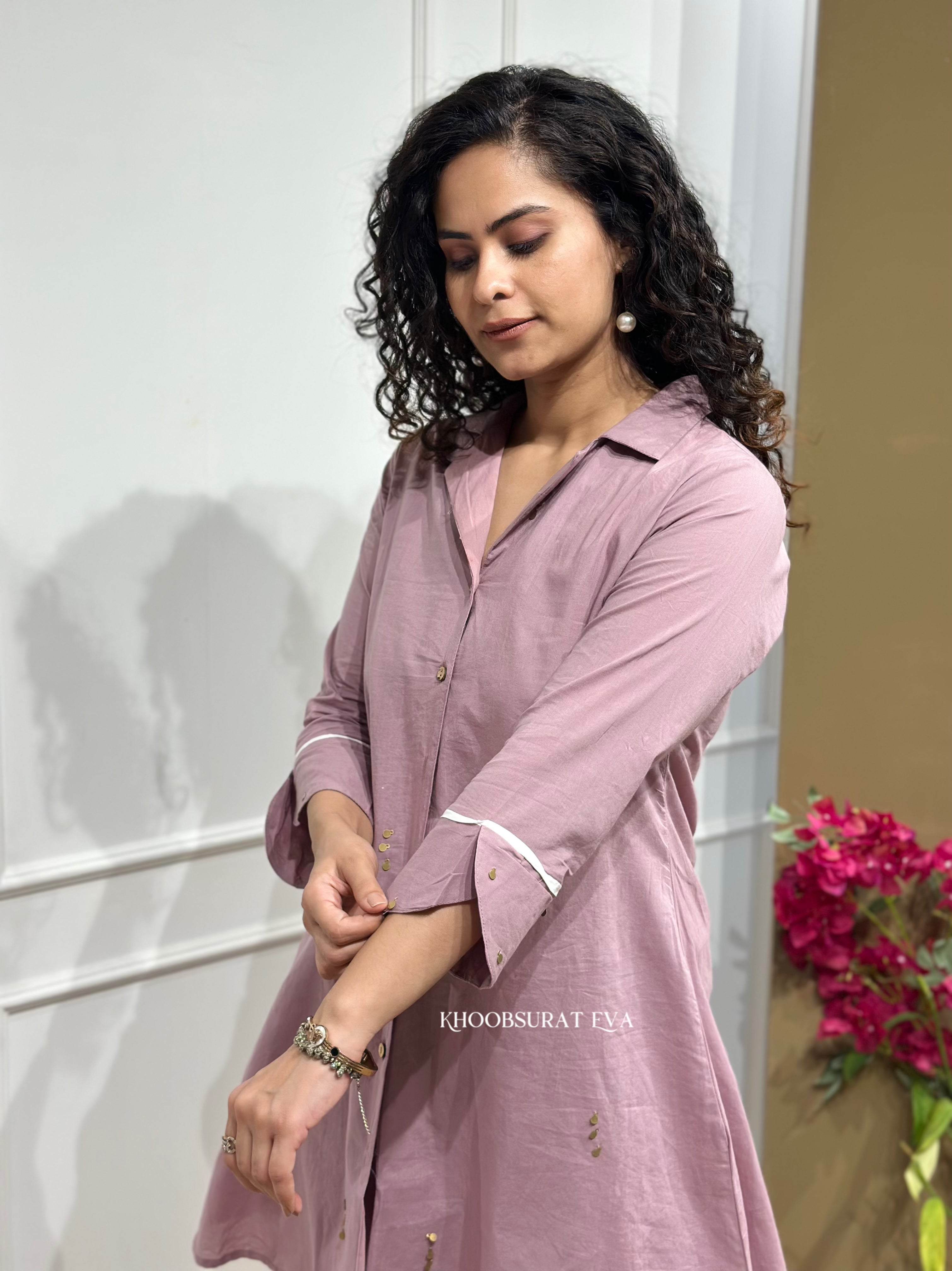 Stylish Purple Kurta Set for Women - Elegant Indian Ethnic Outfit for Festivals, Weddings & Special Occasions