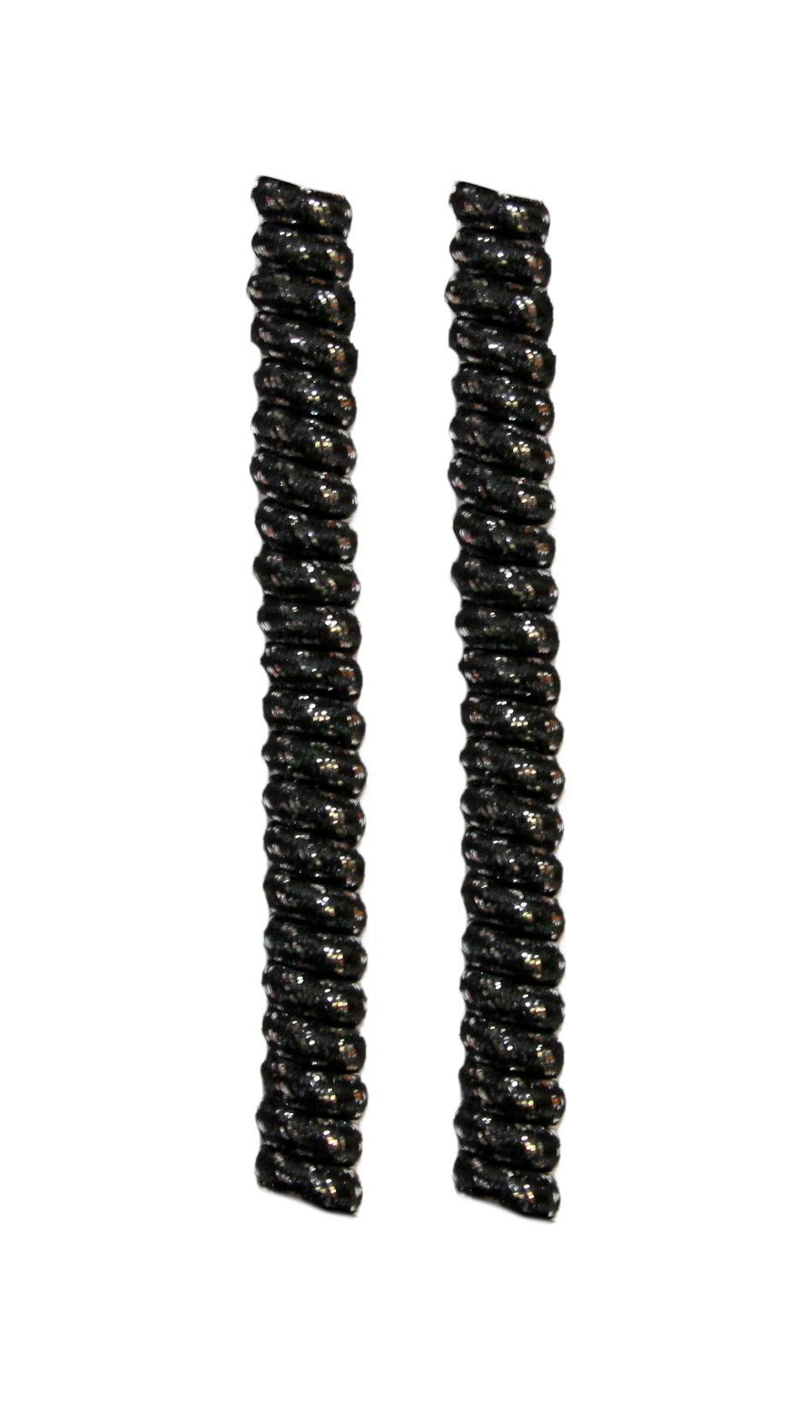 FeetPeople No-Tie Curly Shoe Laces - 2 Pairs of Elastic Spiral Shoelaces for Sneakers & Casual Shoes - Perfect for Kids, Adults & Seniors with Arthritis or Mobility Issues
