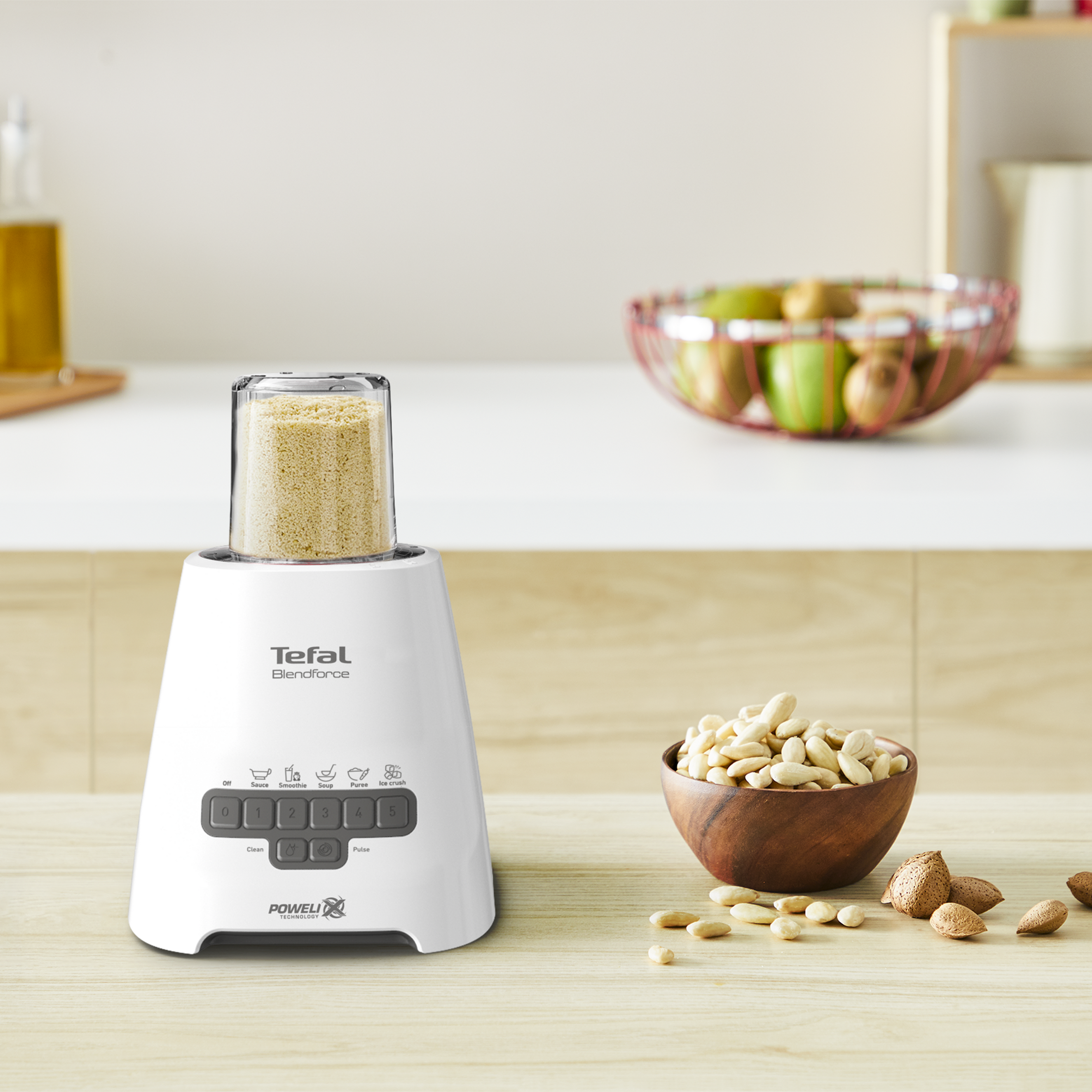 Tefal Blendforce 2 Piano Blender BL477 - 1000W High-Speed Blender with 5 Programs & 1.5L BPA-Free Jug - Perfect for Smoothies, Soups, Nut Butters & Ice Crushing