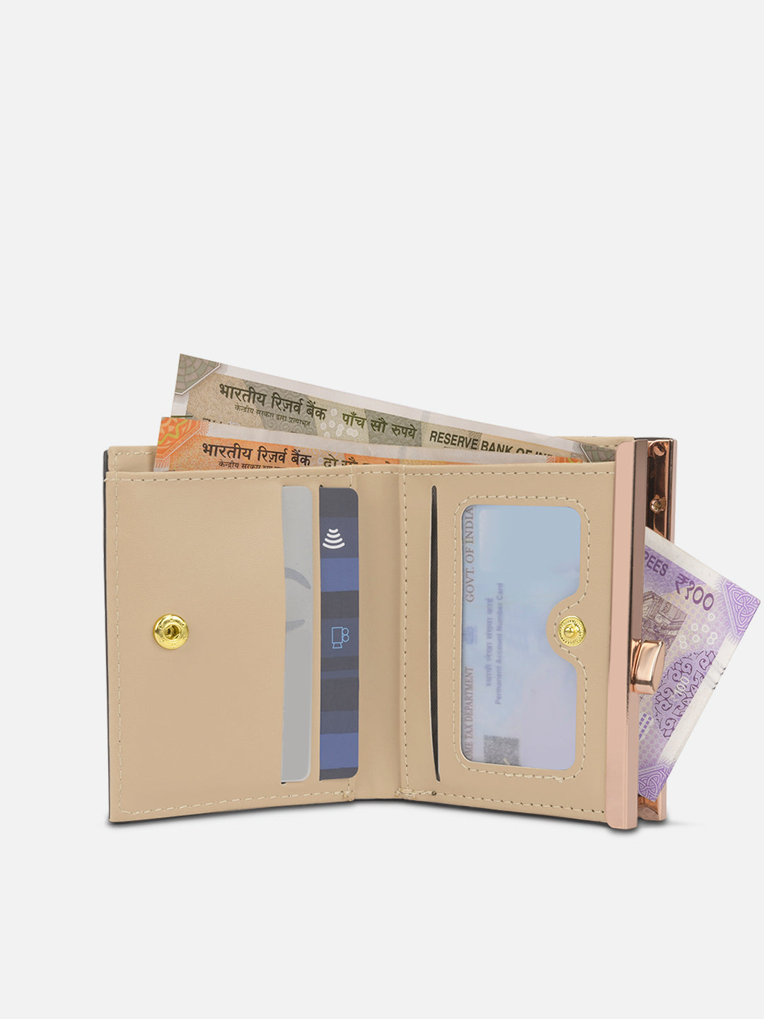 Mono Frame25 Slim Minimalist RFID Blocking Wallet - Compact & Lightweight for Everyday Carry, Travel & Business Use