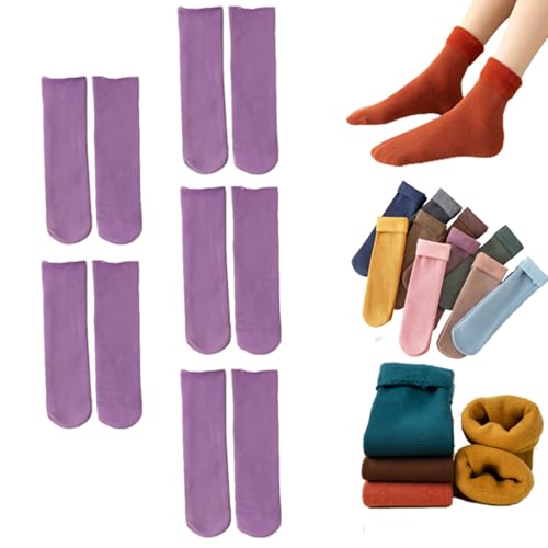 5 Pairs Light Purple