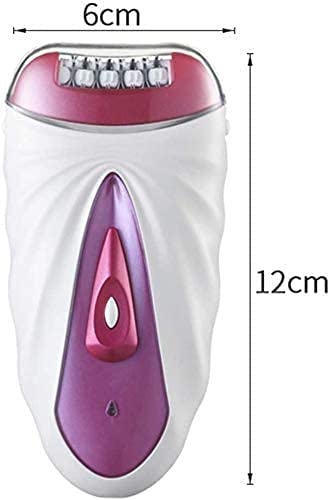 Rechargeable Electric Epilator for Women - Cordless Hair Removal Shaver for Body & Face, Low Noise & Safe Design | Perfect for Smooth Skin at Home or Travel