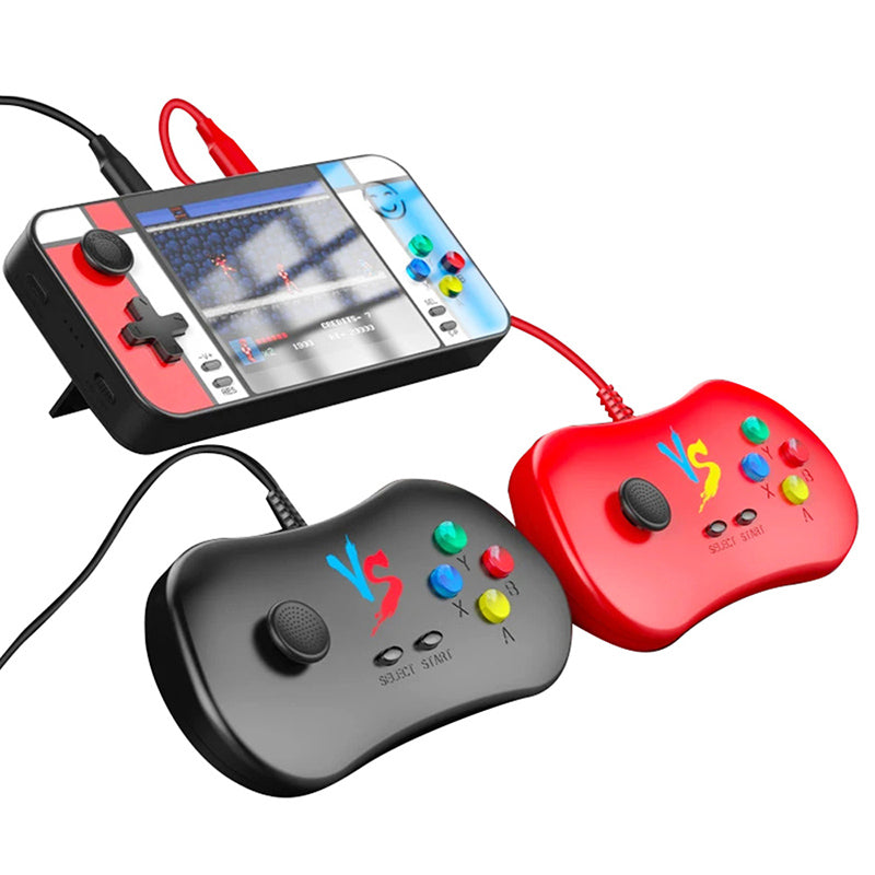D41 2-in-1 Handheld Game Console & Power Bank - Portable Gaming Device with Built-in Battery Charger for Travel, Commuting, and Outdoor Adventures