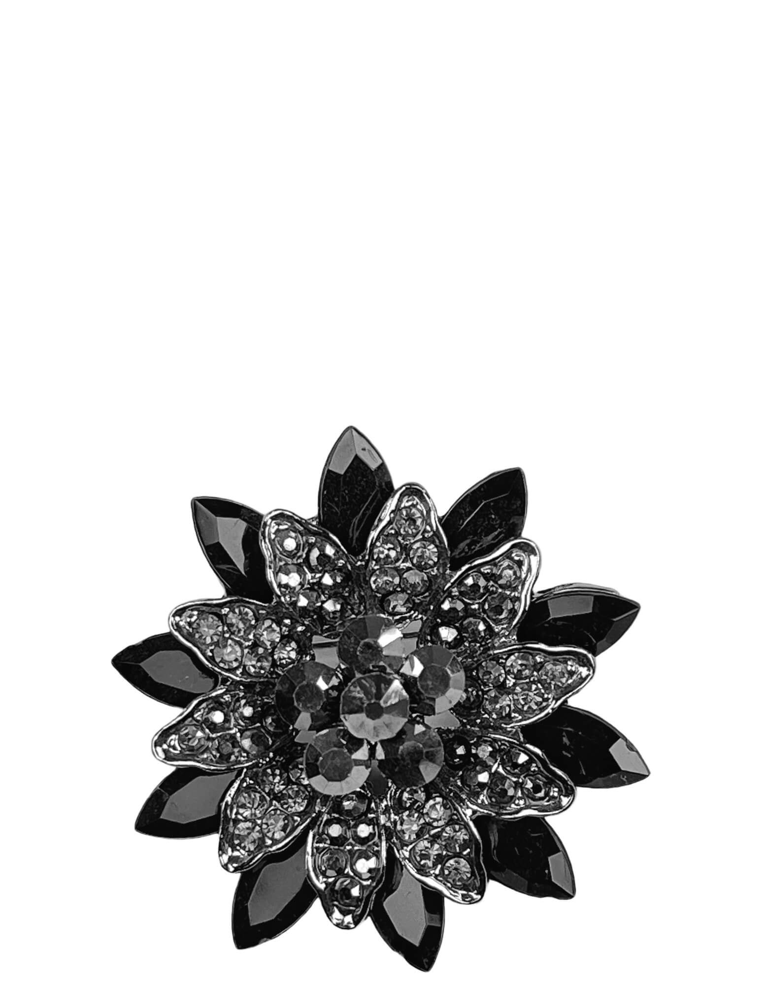 DÉCLIC Polaris Lapel Pin - Black | Premium Metal Enamel Badge for Suits, Blazers & Jackets | Perfect for Business, Formal Events & Gifts