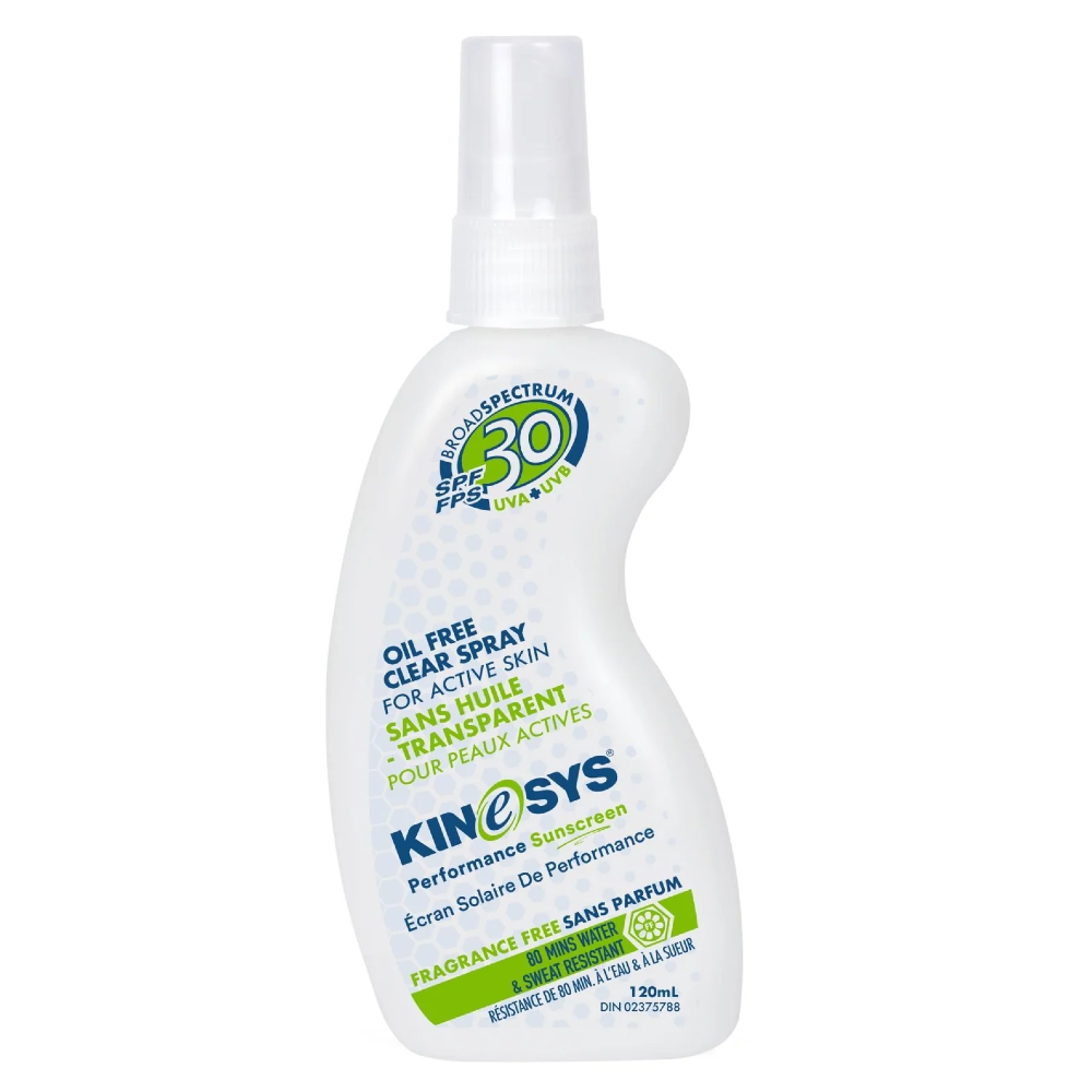 Kinesys SPF30 Spray Sunscreen - Lightweight, Water-Resistant Sun Protection for Outdoor Activities, Sports & Beach Days