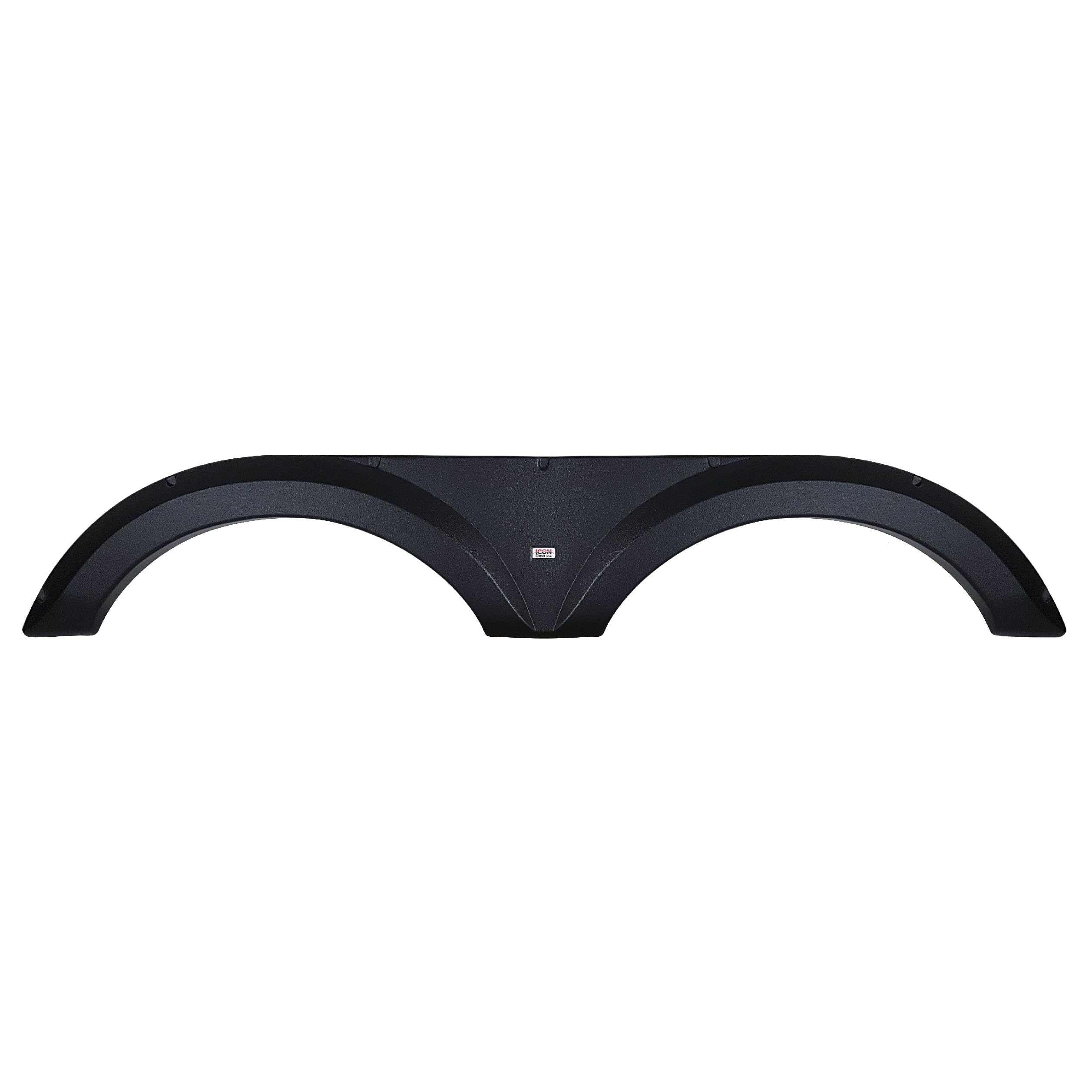 ICON 14255 Black Fender Skirt for Jayco Tandem Trailers - Replacement FS4255 Model - Durable RV & Camper Accessory for Road Protection & Enhanced Style