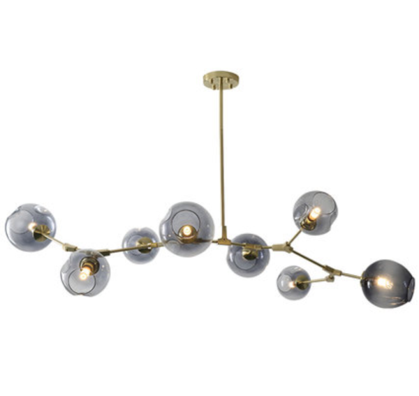 LUXUS Modern Crystal Chandelier Lighting Fixture - Elegant Dining Room Ceiling Light for Living Room, Bedroom, and Entryway - Pre Order Now