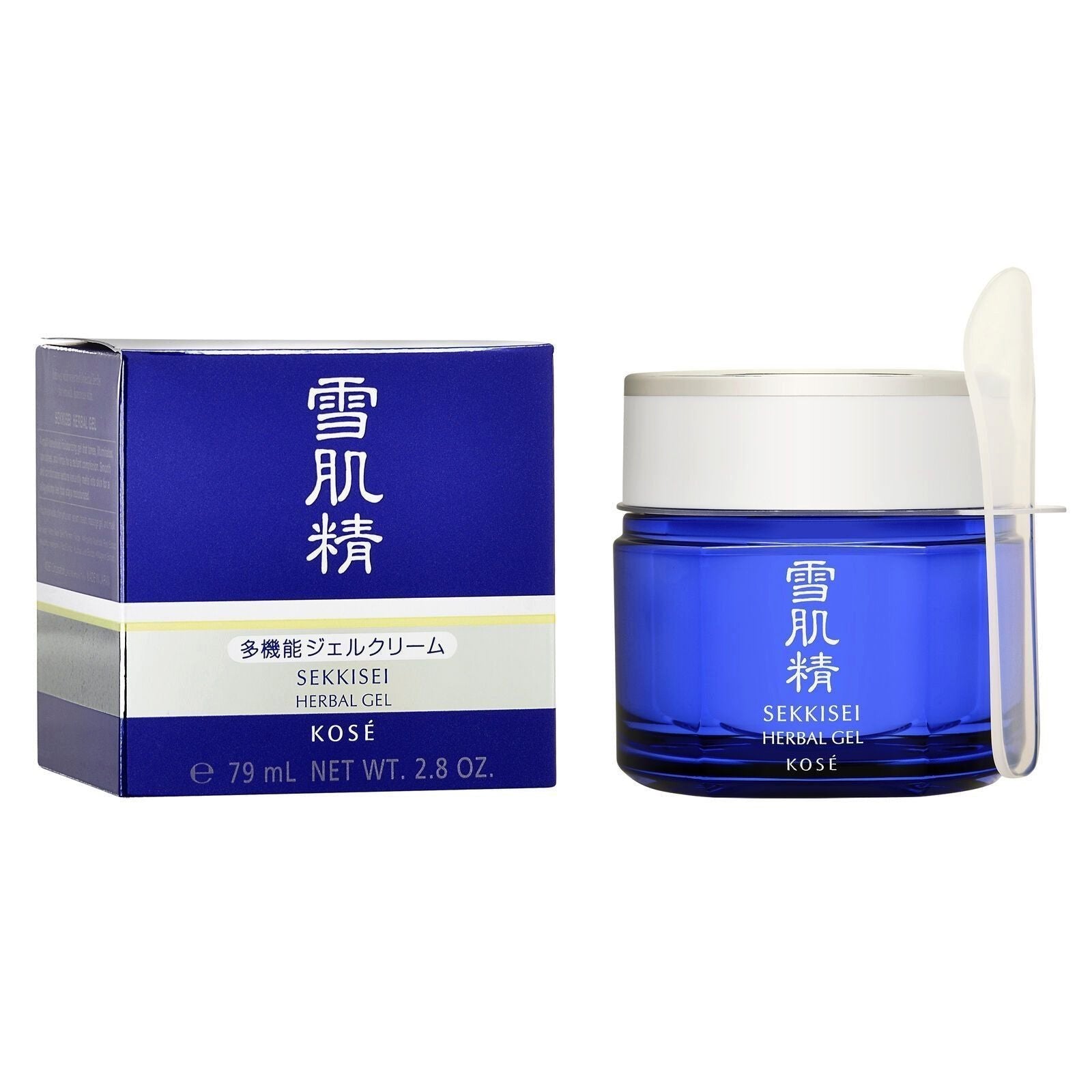 Kosé Sekkisei Herbal Gel - 80g Multifunctional Skincare Gel for Hydration, Brightening & Soothing | Perfect for Daily Moisturizing & Night Care Routine