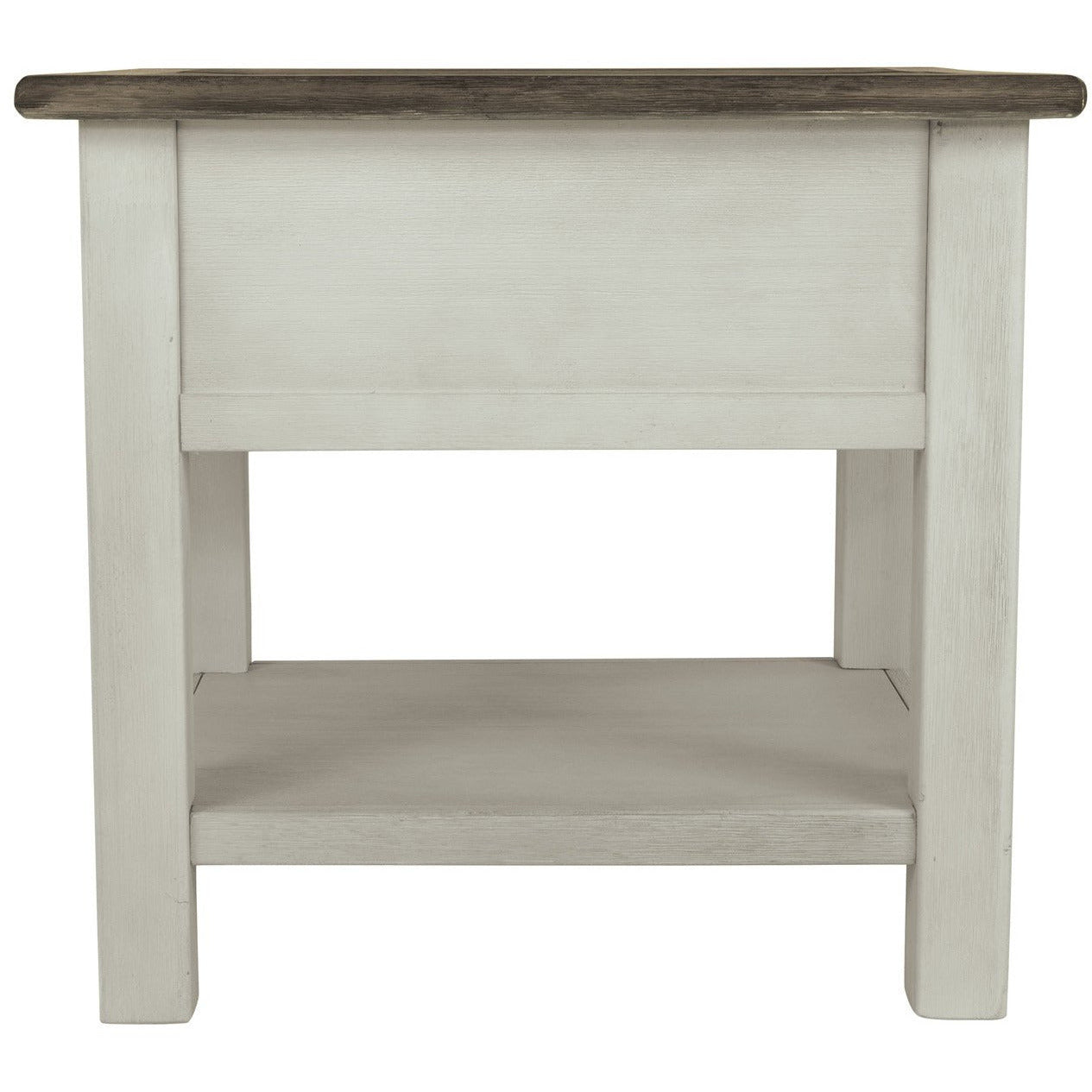 Bolanburg Modern End Table - Small Side Table for Living Room, Bedroom, or Office - Nightstand with Storage Shelf - Perfect for Coffee, Books, and Decor