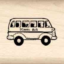 Impression LT 23 School Bus Rubber Stamp - Perfect for Teacher Appreciation Gifts, Classroom Rewards & DIY Scrapbooking Projects