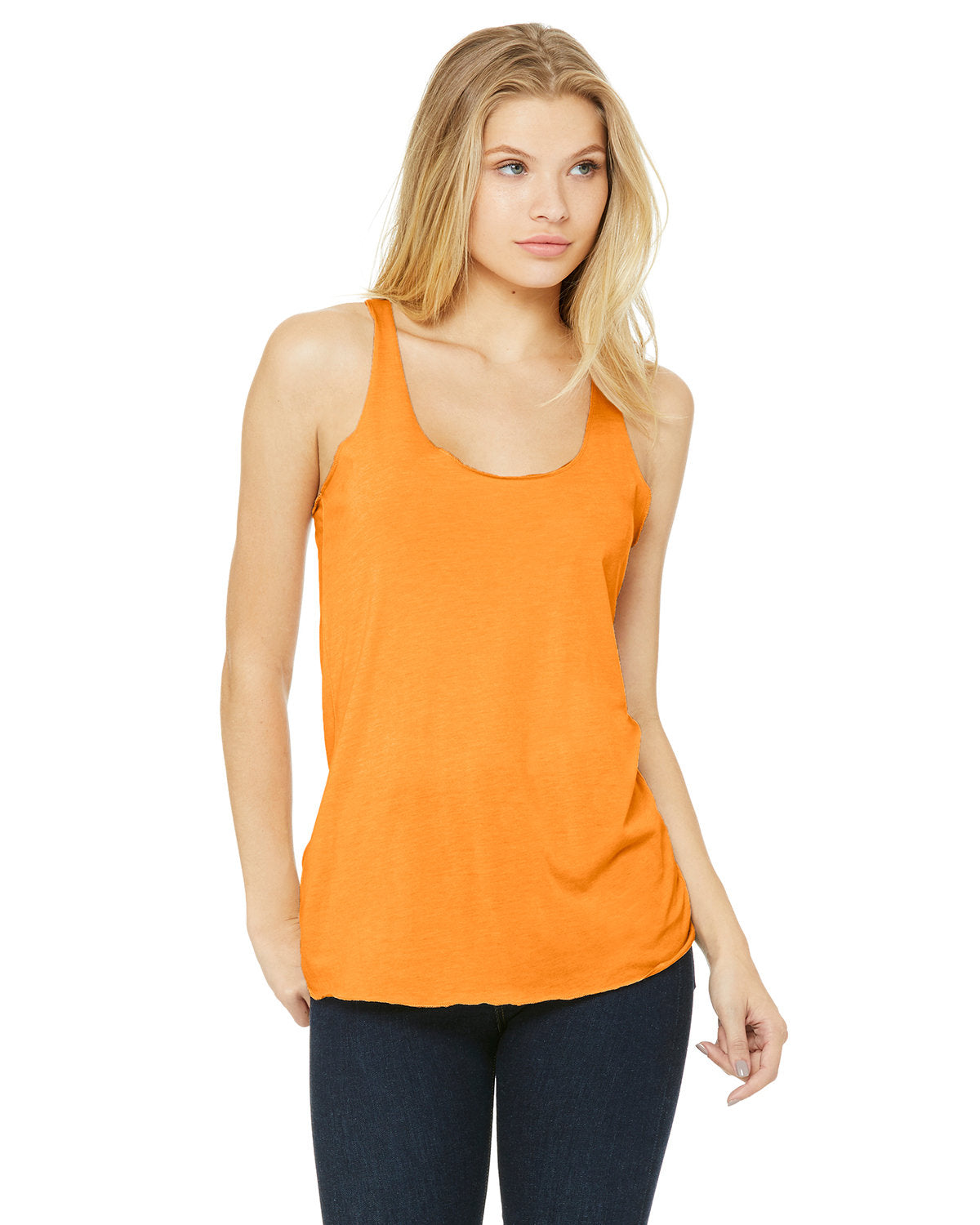 Bella + Canvas 8430 Women's Triblend Racerback Tank Top - Soft Breathable Fabric for Yoga, Gym & Summer Casual Wear