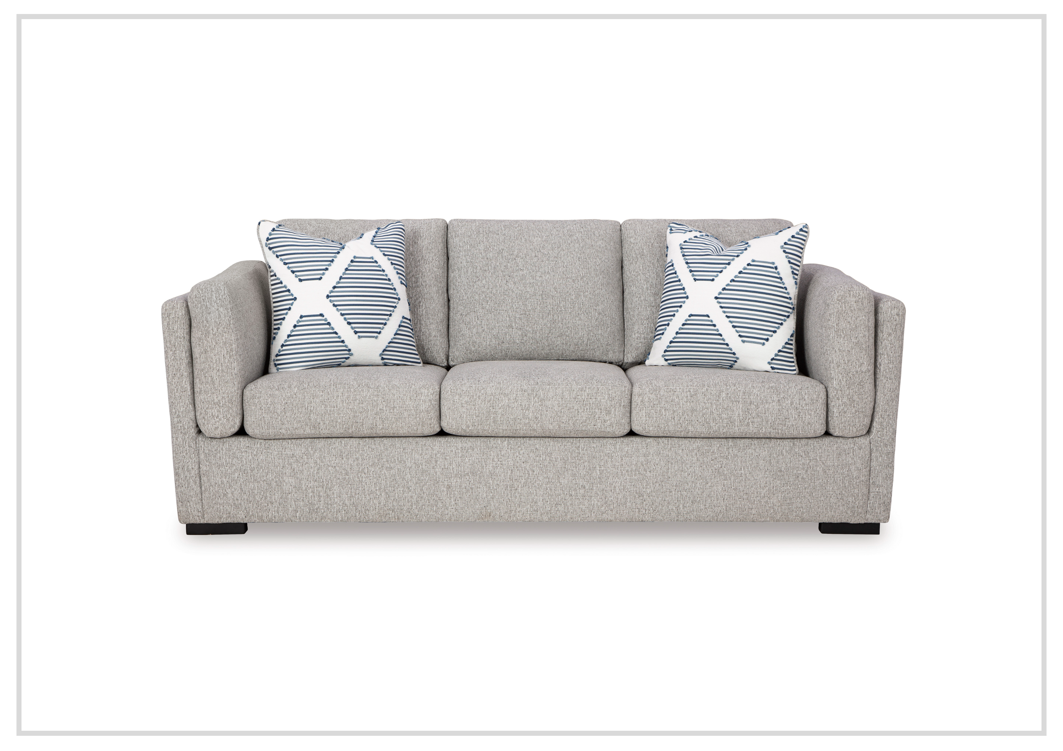 Gio Italia Eliano 3-Seater Fabric Sofa - Modern Living Room Furniture for Small Spaces | Comfortable Couch for Apartments, Condos & Cozy Homes