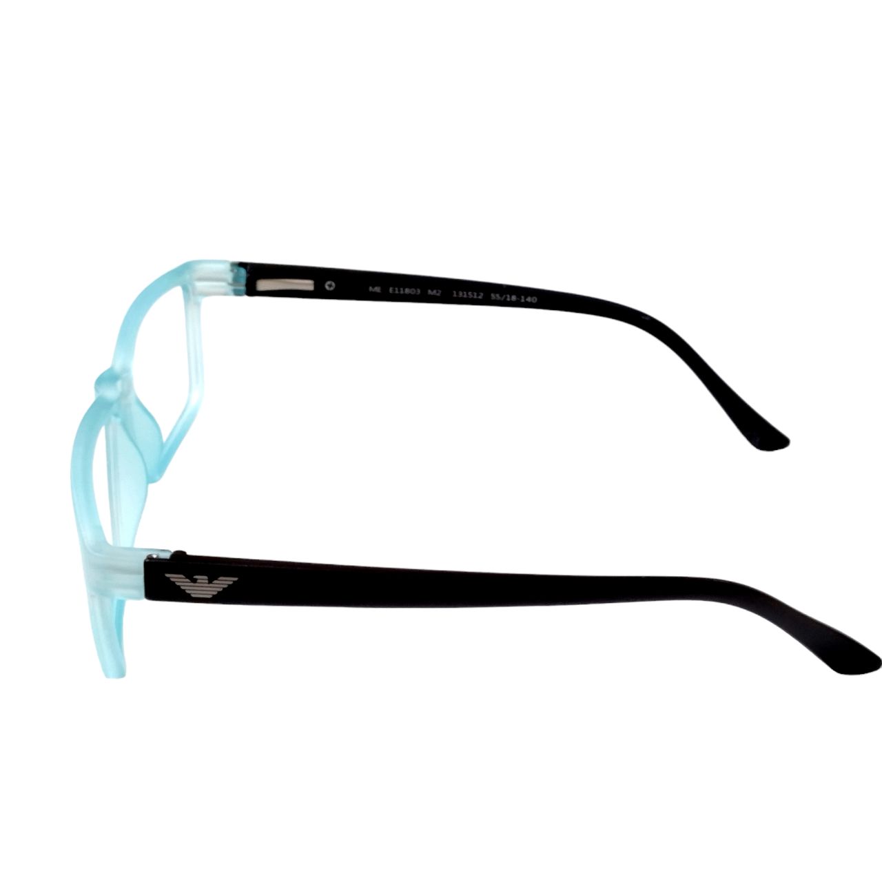 Stylish Light Blue & Black Full Rim Rectangle Eyeglass Frames 11803 - Perfect for Work, Reading & Fashion Accessories