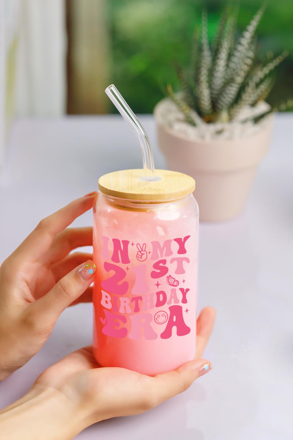 NewEleven 21st Birthday Gifts for Women - 2004 Themed Decorations - Unique Present Ideas for Her, Daughter, Sister & Best Friend - Set of 16 Elegant Coffee Glasses - Perfect for 21st Birthday Parties, Girls' Night & Special Celebrations